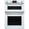 Bosch Series 4 Built-In Electric Double Oven - White