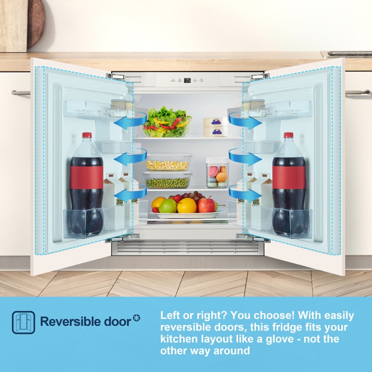 Fridgemaster 138 Litre Integrated Under Counter Fridge