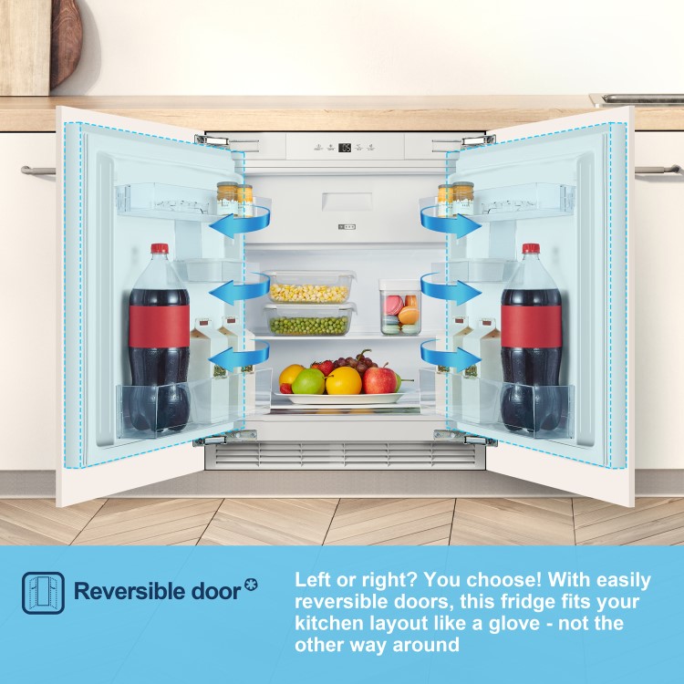 Fridgemaster 104 Litre Integrated Under Counter Fridge