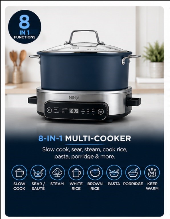 8-IN-1 MULTI-COOKER