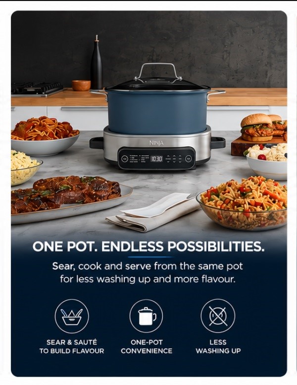 ONE POT. LESS WASHING UP.