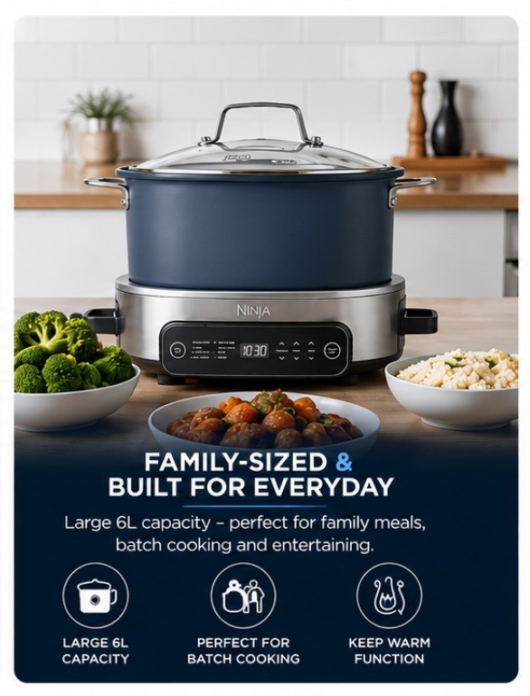 FAMILY-SIZED AND BUILT FOR EVERYDAY