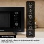 Samsung 32L Freestanding Combination Microwave Oven with Grill and built in Air Fryer in Black
