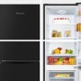 Fridgemaster 175 Litre Freestanding Fridge Freezer - Black