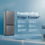 Fridgemaster 175 Litre 60/40 Freestanding Fridge Freezer - Silver