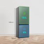 Fridgemaster 175 Litre 60/40 Freestanding Fridge Freezer - Silver