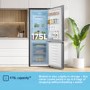 Fridgemaster 175 Litre 60/40 Freestanding Fridge Freezer - Silver