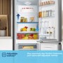 Fridgemaster 175 Litre 60/40 Freestanding Fridge Freezer - Silver