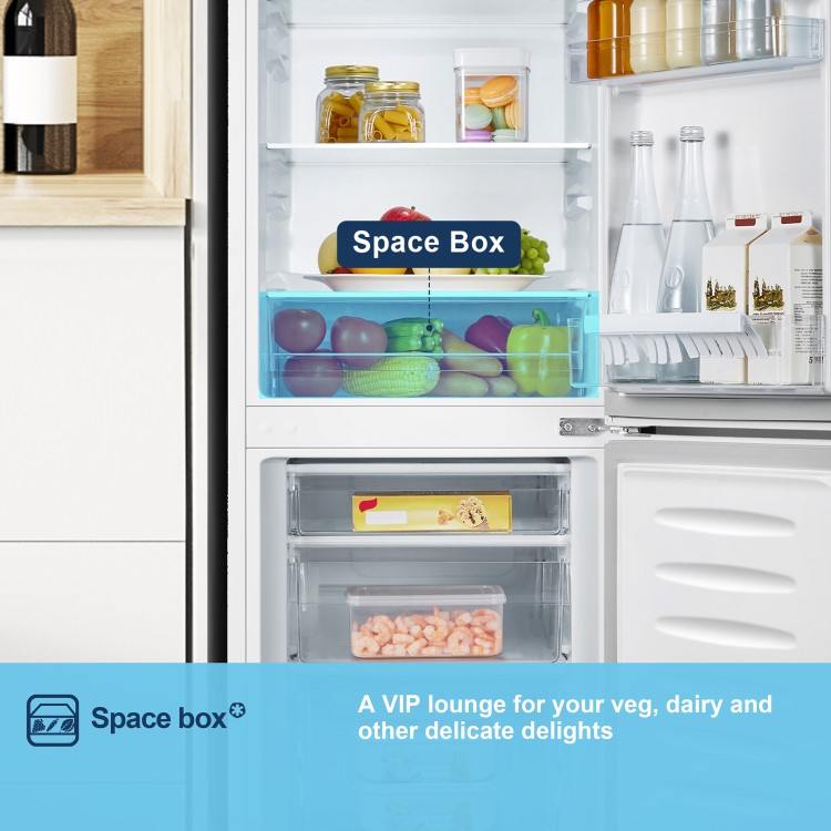 Fridgemaster 175 Litre 60/40 Freestanding Fridge Freezer - White
