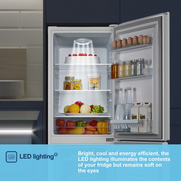 Fridgemaster 175 Litre 60/40 Freestanding Fridge Freezer - White