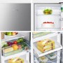 Fridgemaster 252 Litre 50/50 Freestanding Fridge Freezer - Silver