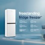 Fridgemaster 252 Litre 50/50 Freestanding Fridge Freezer - White