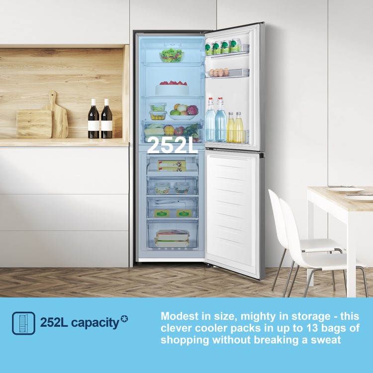 Fridgemaster 252 Litre 50/50 Freestanding Fridge Freezer - White