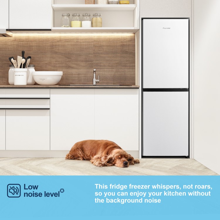 Fridgemaster 252 Litre 50/50 Freestanding Fridge Freezer - White