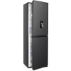 Fridgemaster MC55240MDB 240 Litre Freestanding Fridge Freezer 50/50 Split Water Dispenser 55cm Wide - Black
