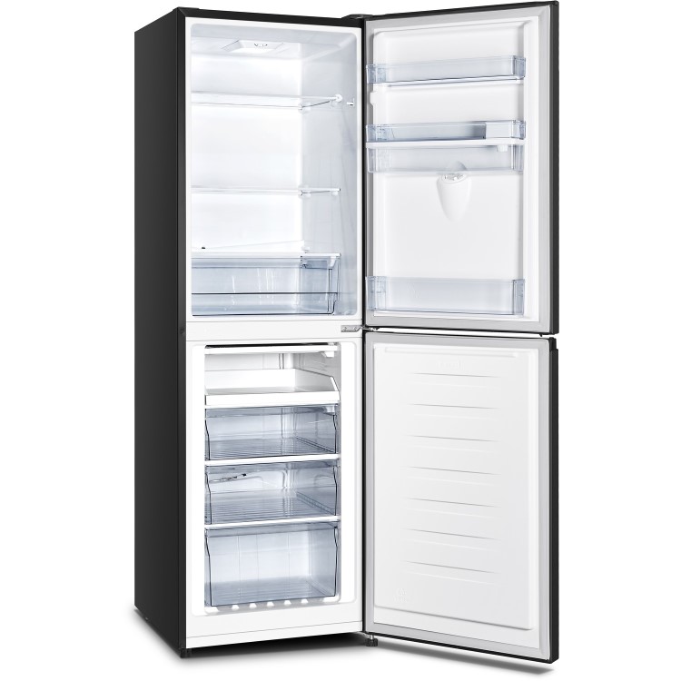 Hisense 252 Litre 60/40 Feestanding Fridge Freezer Black