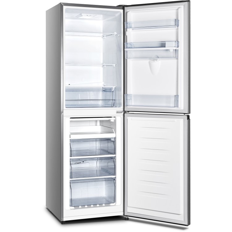 Hisense 252 Litre 60/40 Feestanding Fridge Freezer Silver