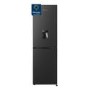 Refurbished Fridgemaster 256 Litre 50/50 Freestanding Fridge Freezer - Black