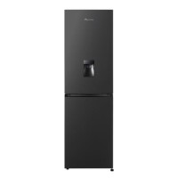 Fridgemaster 256 Litre 50/50 Freestanding Fridge Freezer - Black