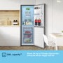 Fridgemaster 256 Litre 50/50 Freestanding Fridge Freezer - Black