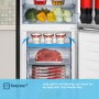 Fridgemaster 256 Litre 50/50 Freestanding Fridge Freezer - Black