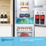 Fridgemaster 256 Litre 50/50 Freestanding Fridge Freezer - Black