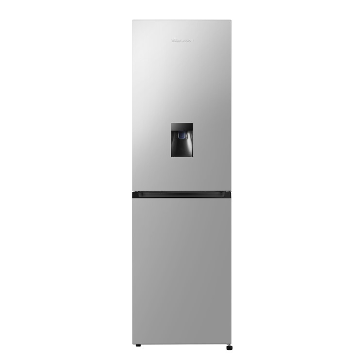 Fridgemaster 256 Litre 50/50 Freestanding Fridge Freezer - Silver