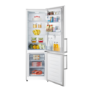 Refurbished Fridgemaster MC55251DE Freestanding 256 Litre 50/50 Frost Free Fridge Freezer White