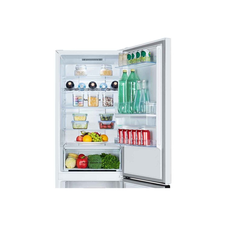 Refurbished Fridgemaster MC60287DB Freestanding 287 Litre 70/30 Fridge Freezer Black