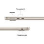 Apple MacBook Air 13 Inch M4 24GB RAM 512GB SSD 2025 - Starlight