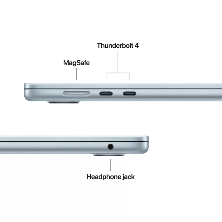 Apple MacBook Air 15 Inch M4 16GB RAM 512GB SSD 2025 - Sky Blue
