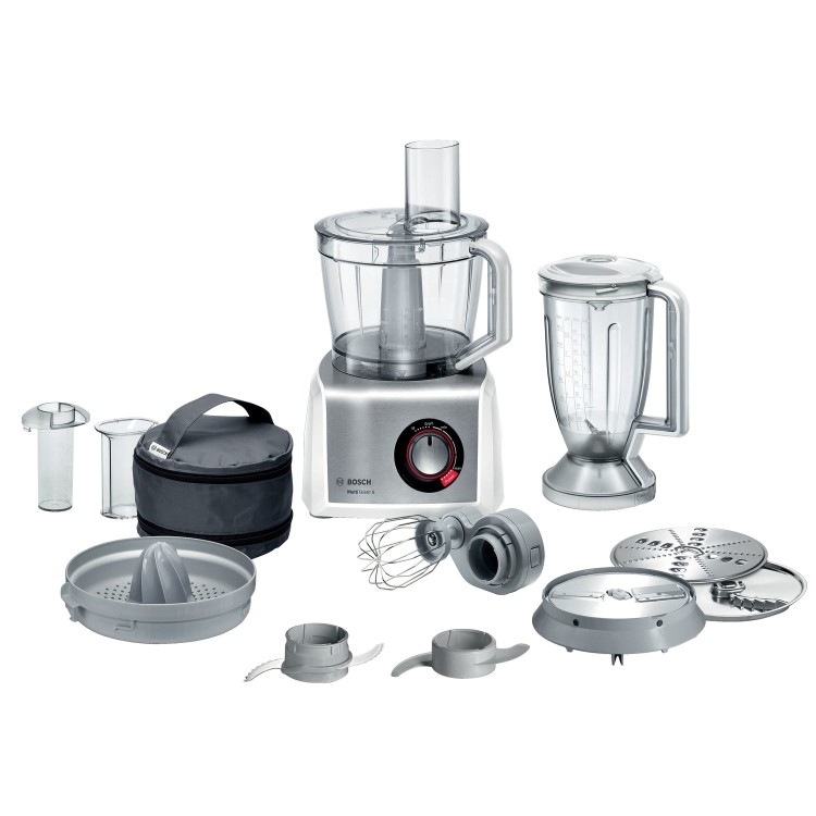 Refurbished Bosch MC812S734G MultiTalent 8 Food Processor White & Stainless Steel