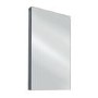 GRADE A1 - Lorenz Wall Mount Corner Bathroom Mirror Cabinet
