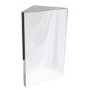 GRADE A1 - Lorenz Wall Mount Corner Bathroom Mirror Cabinet