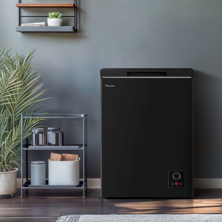 Fridgemaster 97 Litre Chest Freezer - Black