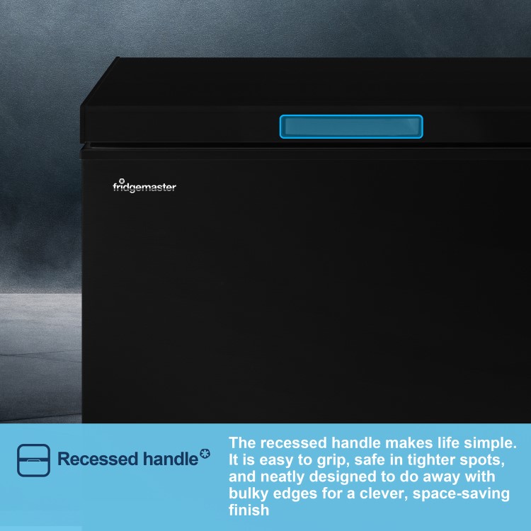 Fridgemaster 142 Litre Chest Freezer - Black