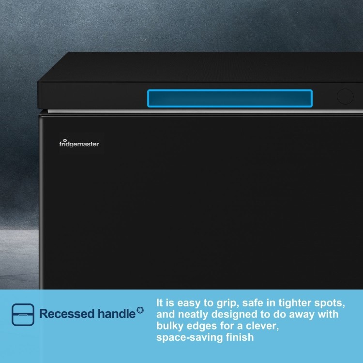 Fridgemaster 141 Litre Chest Freezer - Black