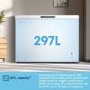 Fridgemaster 297 Litre Chest Freezer - White