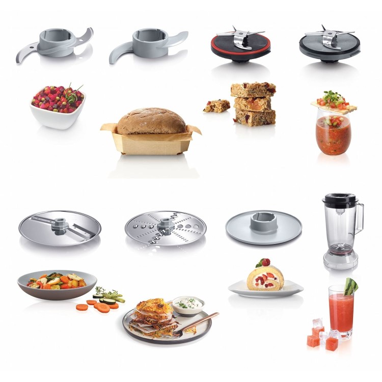 Refurbished Bosch MultiTalent MCM3501MGB 800W Food Processor Black