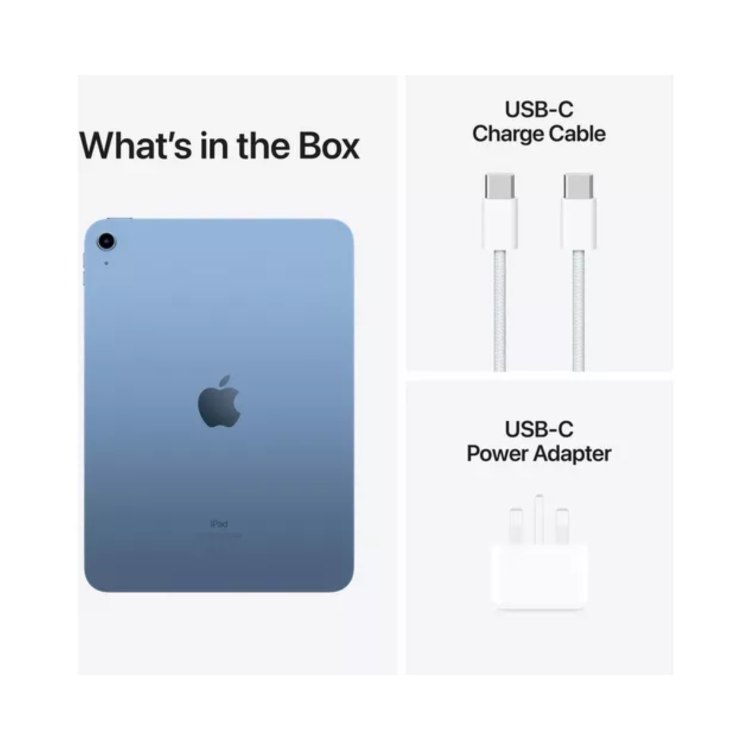 Refurbished Apple iPad 10.9" Blue 64GB Wi-Fi & Cellular Tablet