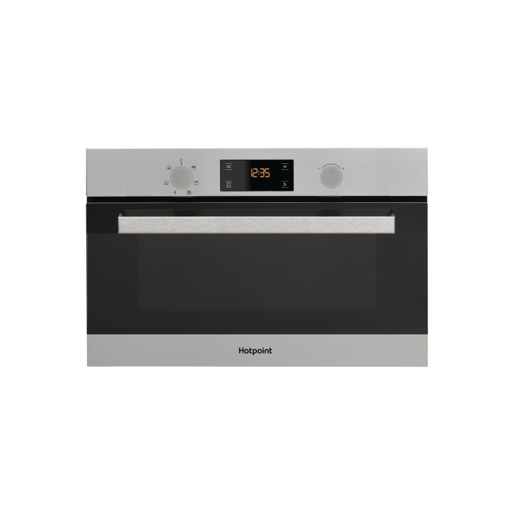 Hotpoint Built-In 1000W Microwave with Grill - Stainless Steel