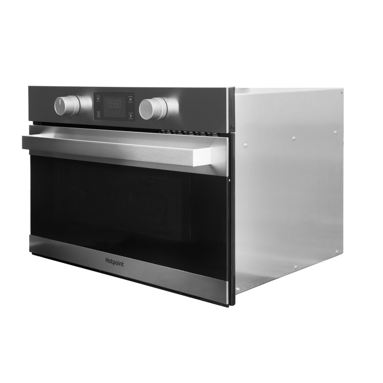 Hotpoint Built-In 1000W Microwave with Grill - Stainless Steel