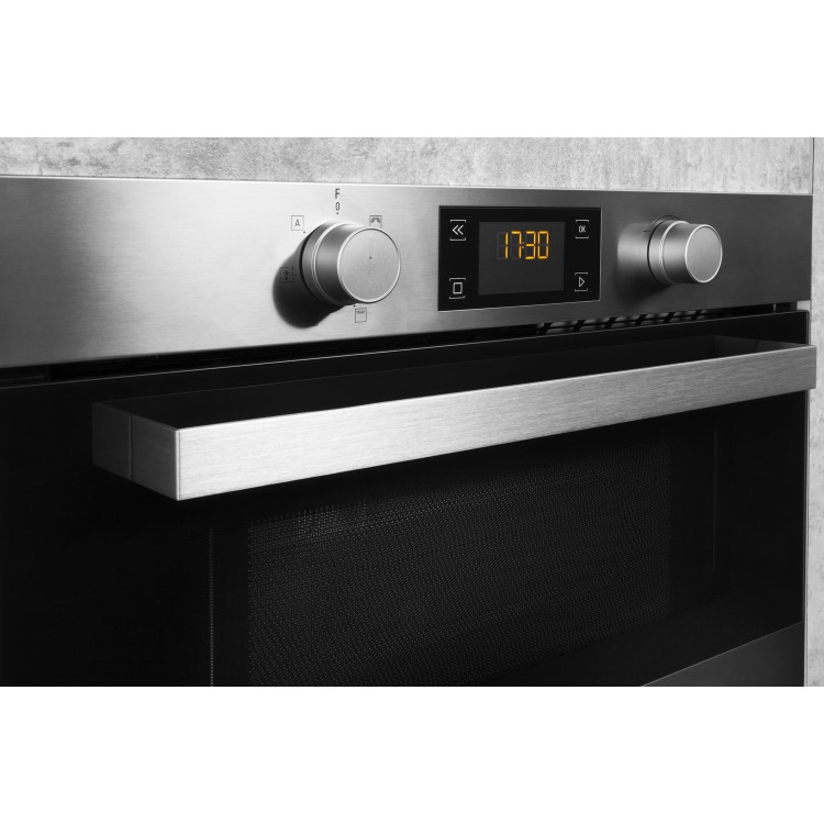 Hotpoint Built-In 1000W Microwave with Grill - Stainless Steel