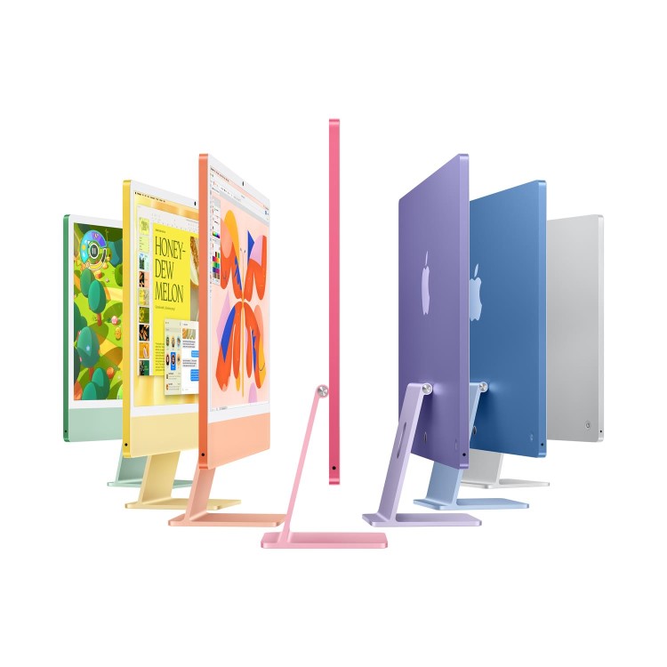 Apple iMac 2024 M4 10-Core 16GB RAM 256GB SSD 24 Inch 4.5K All-in-One PC - Silver