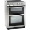 Montpellier MDC600FS 60cm Double Oven Electric Cooker with Ceramic Hob - Silver