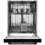 Montpellier MDI655 Semi-Integrated Dishwasher - Black control panel
