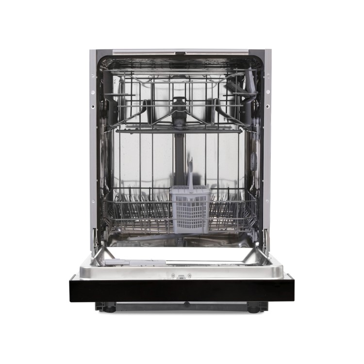 Montpellier MDI655 Semi-Integrated Dishwasher - Black control panel