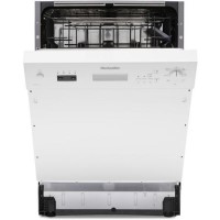 Montpellier MDI655 Semi-Integrated Dishwasher - White control panel