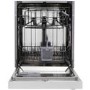 Montpellier MDI655 Semi-Integrated Dishwasher - White control panel