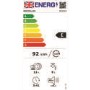 Montpellier MDI655 Semi-Integrated Dishwasher - White control panel